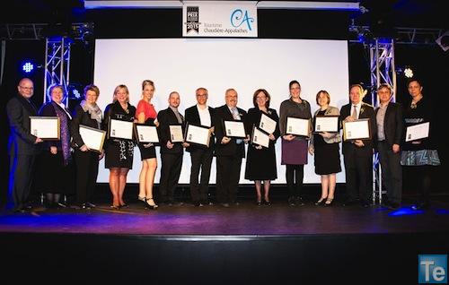 Lauréats de la 30e édition des Grands Prix du tourisme de la Chaudière-Appalaches