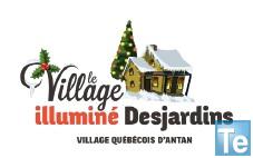 Village illuminé Desjardins