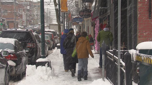 La rue Principale, à Magog.  Photo :  ICI Estrie