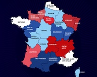 Carte des régions