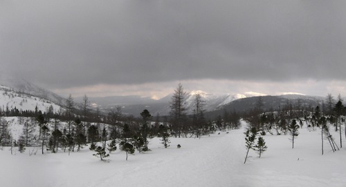 Montagnes dans le Parc National de la Gaspésie