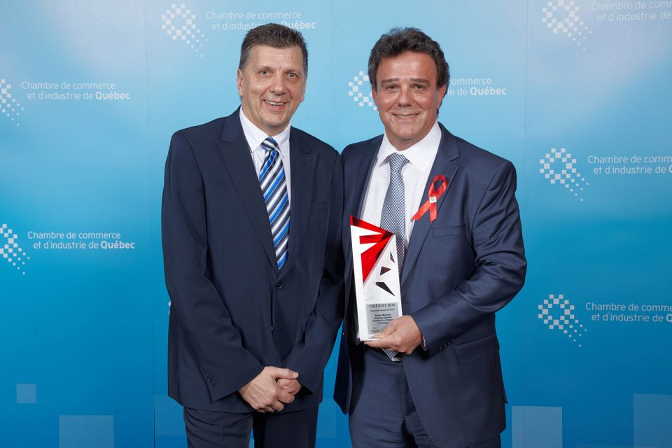 André Roy, Office du tourisme de Québec, et Robert Mercure, Fairmont Le Château Frontenac