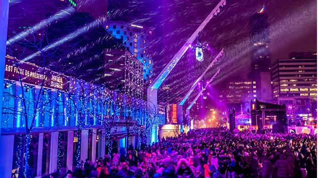 La Nuit blanche de Montréal en lumière  Photo :  Montréal en lumière